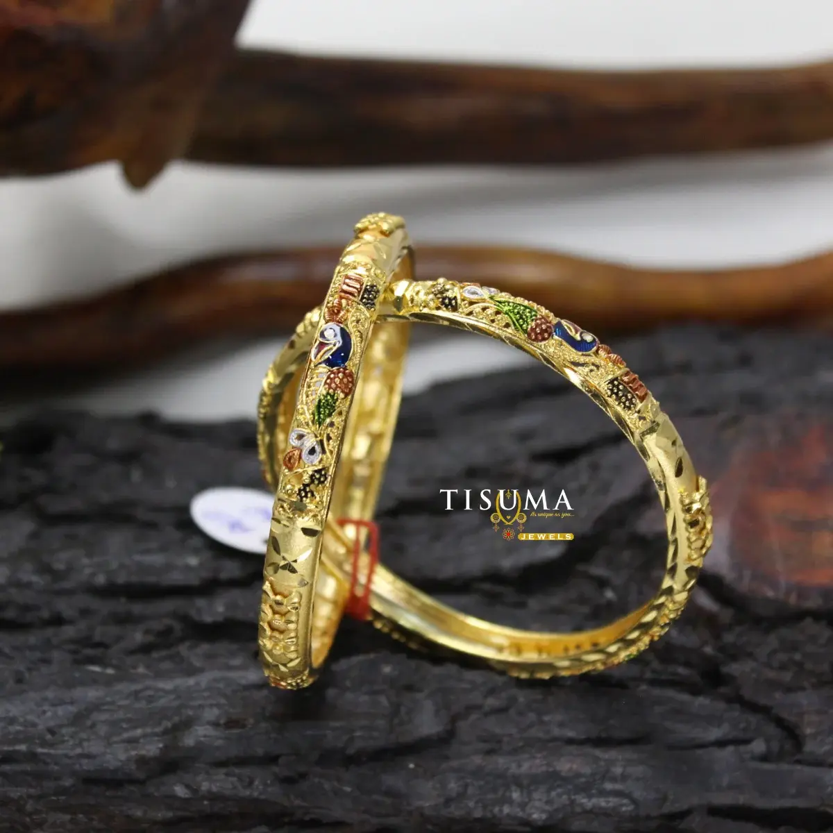 Micro Gold Royal Kada Bangles